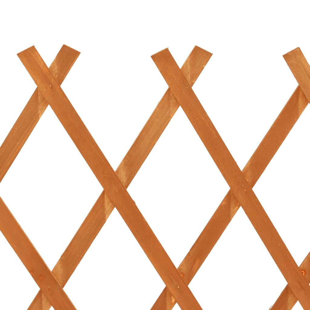 Garden trellis fence, orange, 120x90cm, solid fir wood