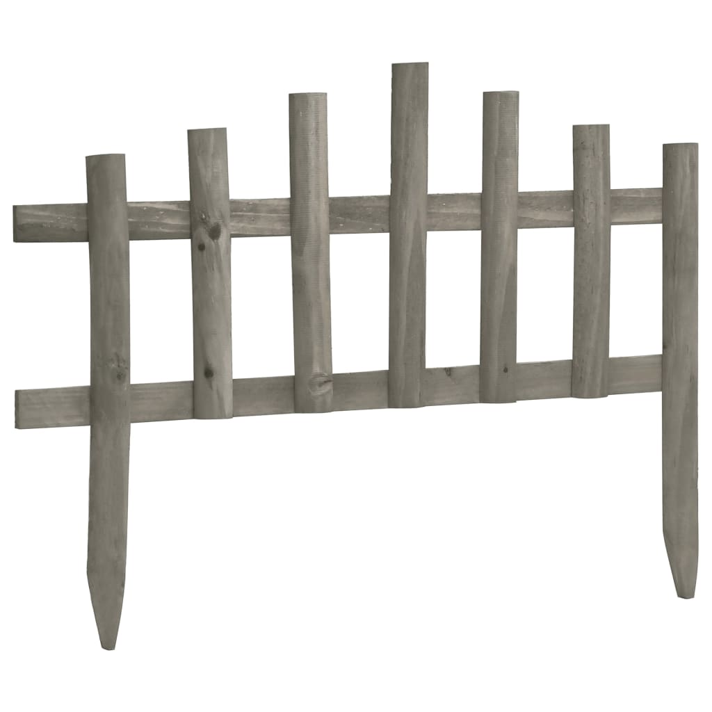 Lawn edging, 10 pcs., 4.4m, spruce wood