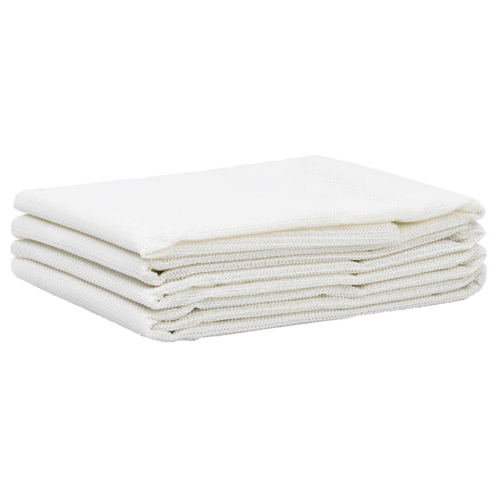 Tent carpet, white, 100x1000cm