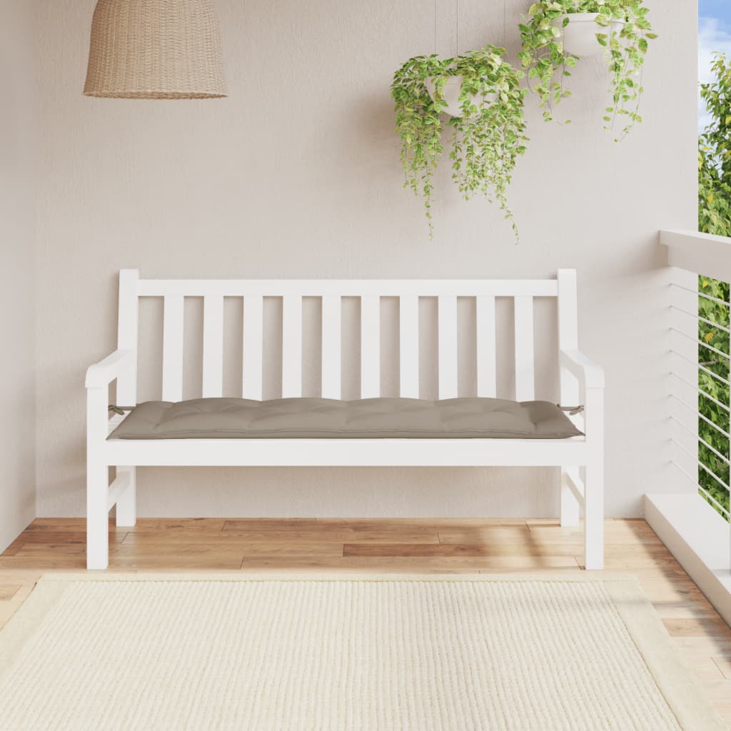 Sodo suoliuko pagalvėlė, taupe spalvos, 150x50x7cm, audinys