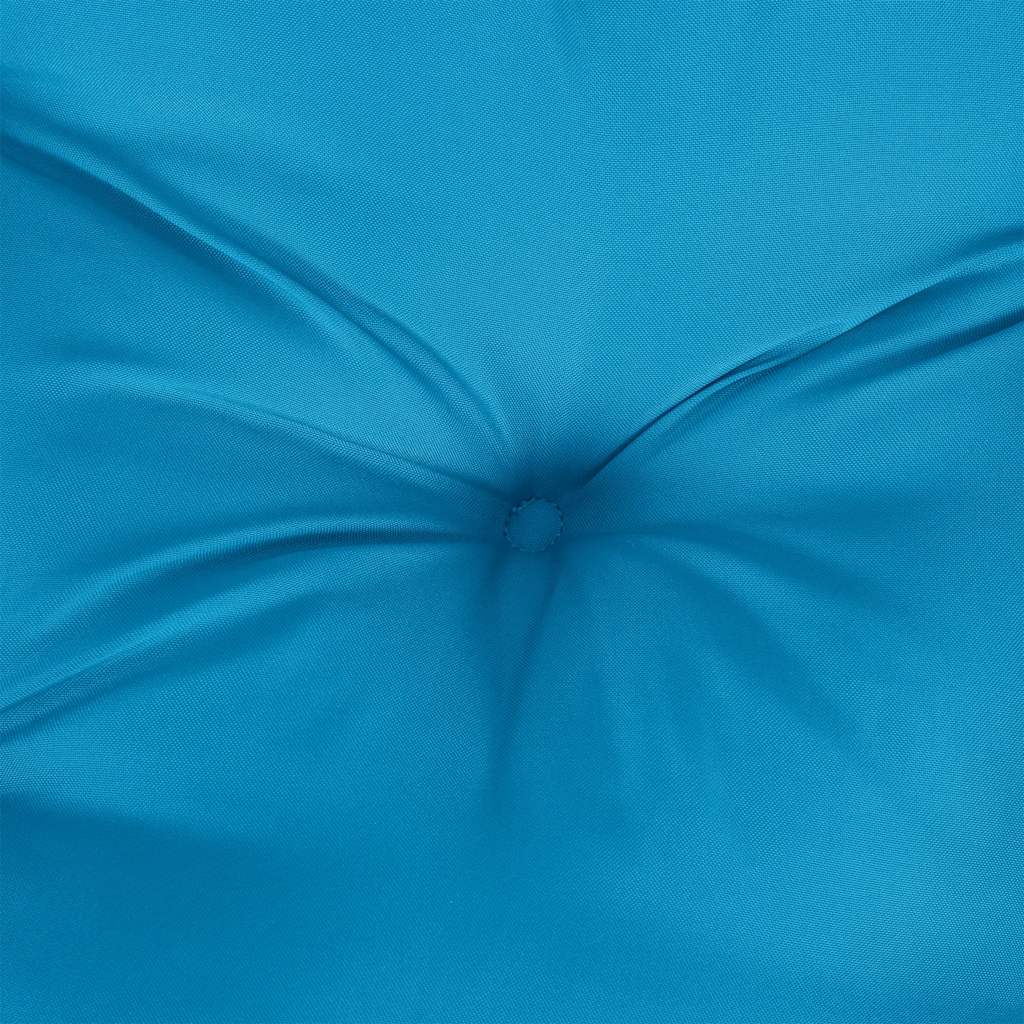 Dārza soliņa spilvens, zils, 120x(50+50)x7cm, audums