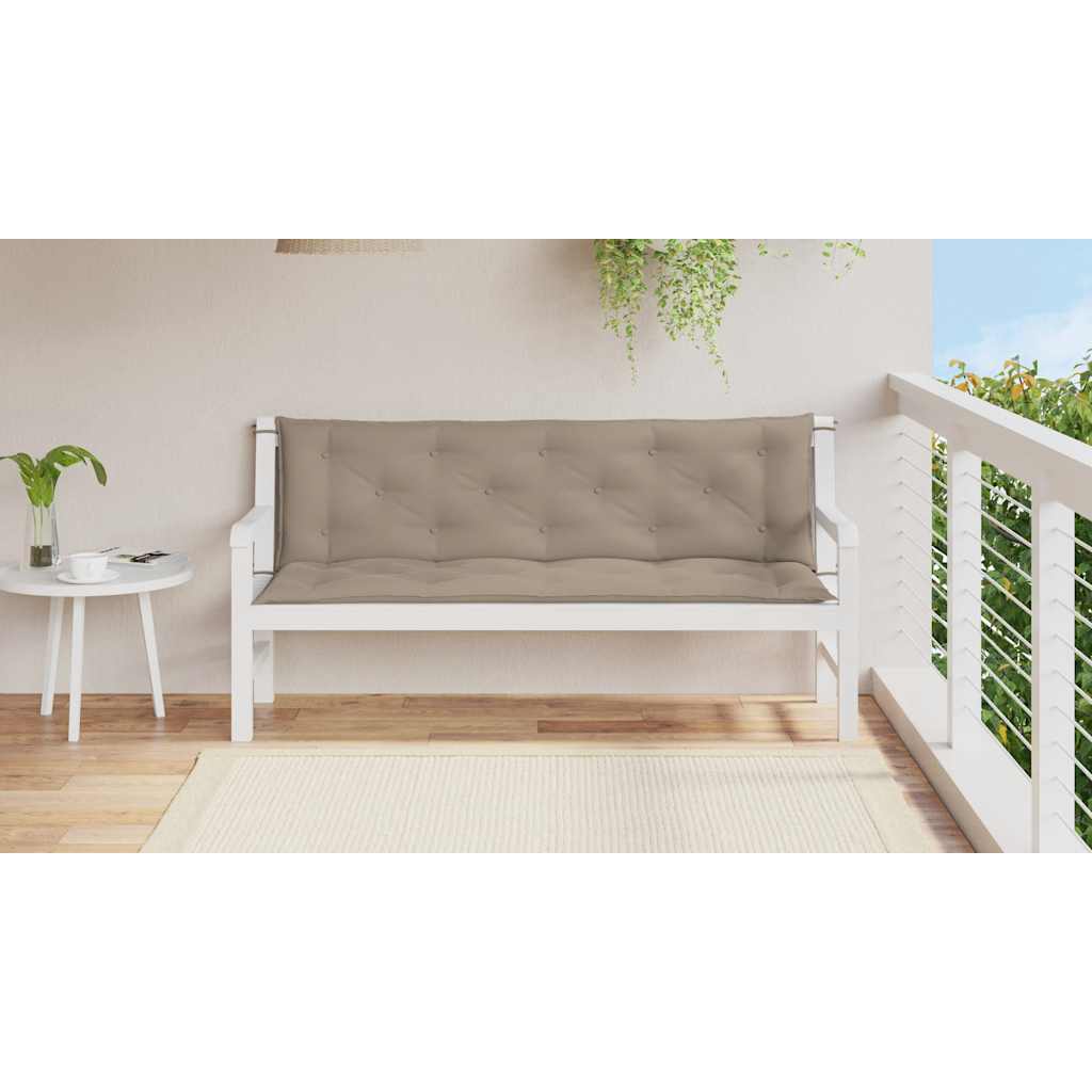 Sodo suoliuko pagalvėlė, taupe, 150x(50+50)x7cm, audinys