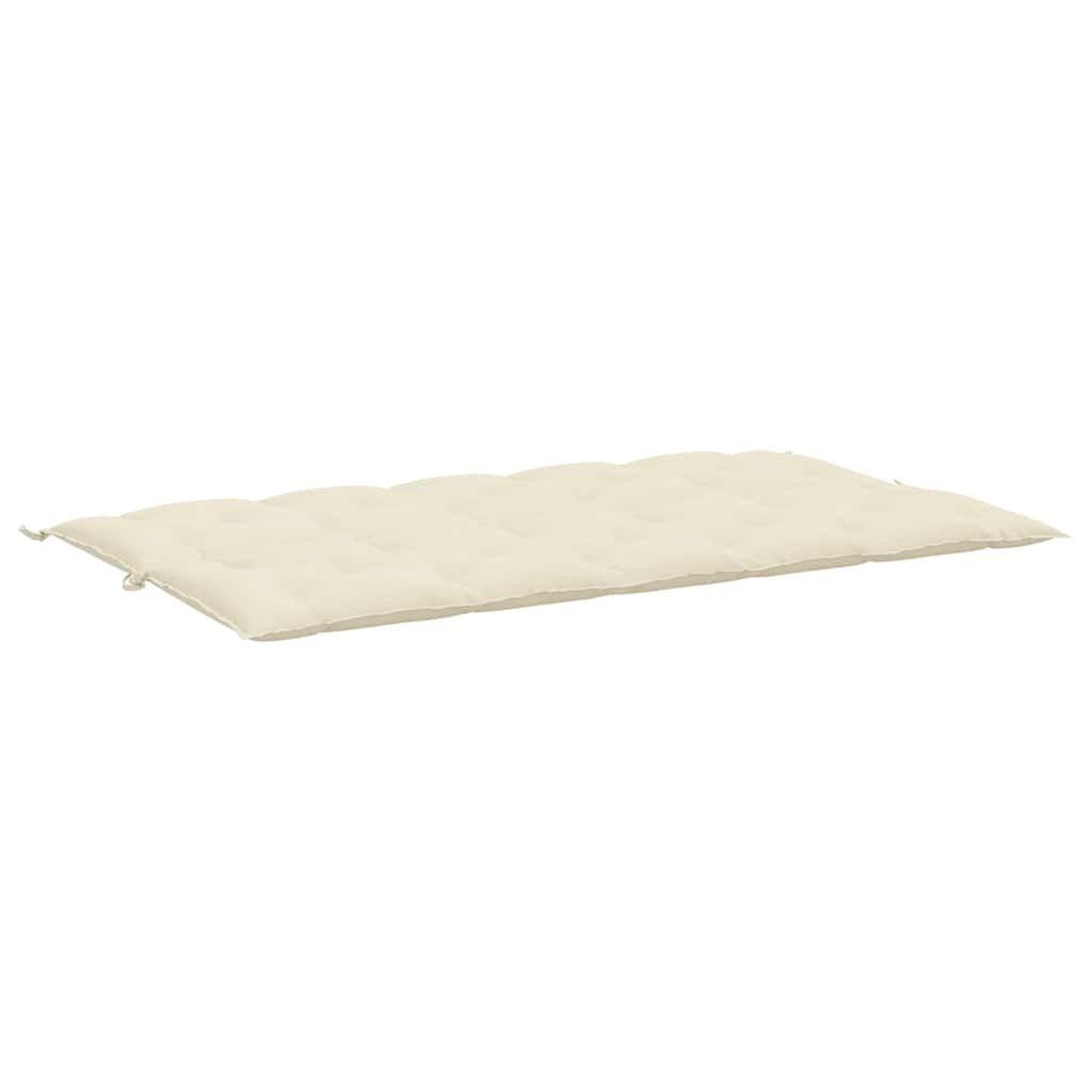 Garden bench cushion, cream, 180x(50+50)x7cm, fabric