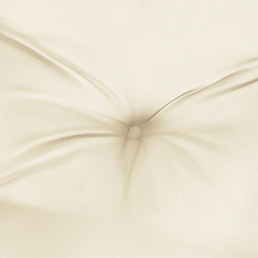 Garden bench cushion, cream, 180x(50+50)x7cm, fabric