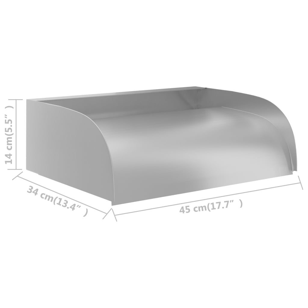 Waterfall, 45x34x14cm, stainless steel 304