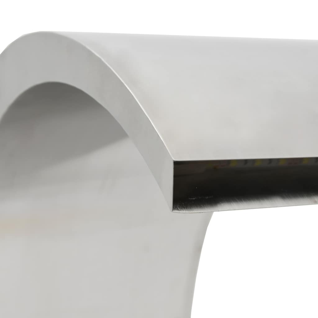 Baseino fontanas su LED, 22x60x70cm, nerūdijantis plienas 304