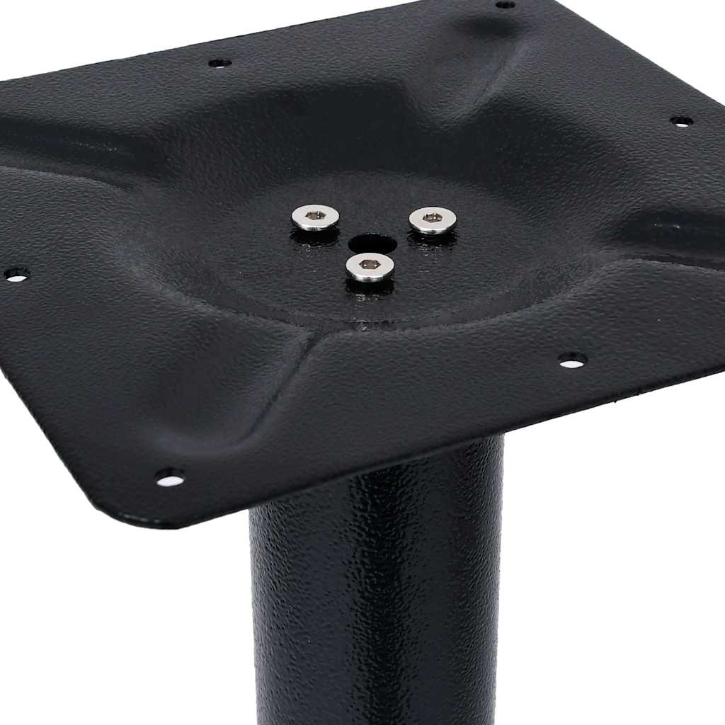 Bistro table leg, black, 76x76x107cm, cast iron
