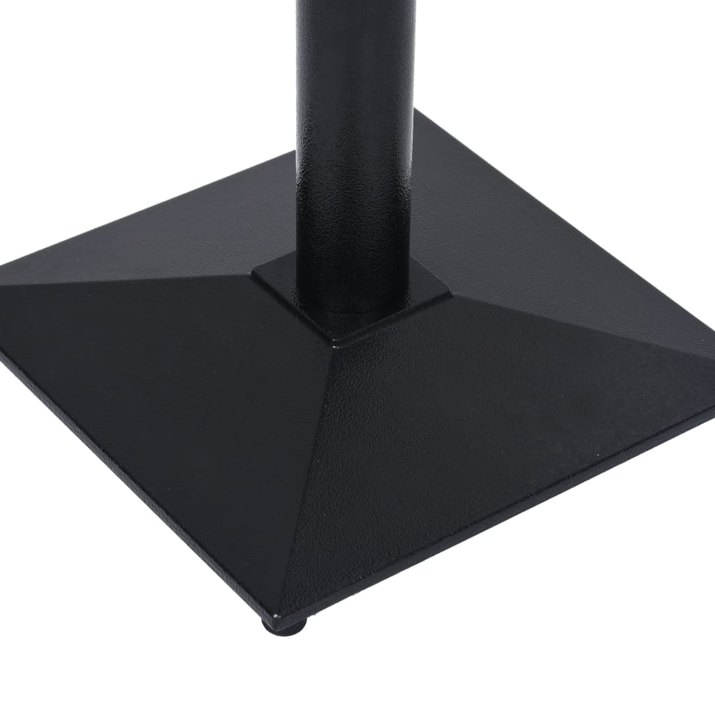 Bistro table leg, black, 41x41x72cm, cast iron