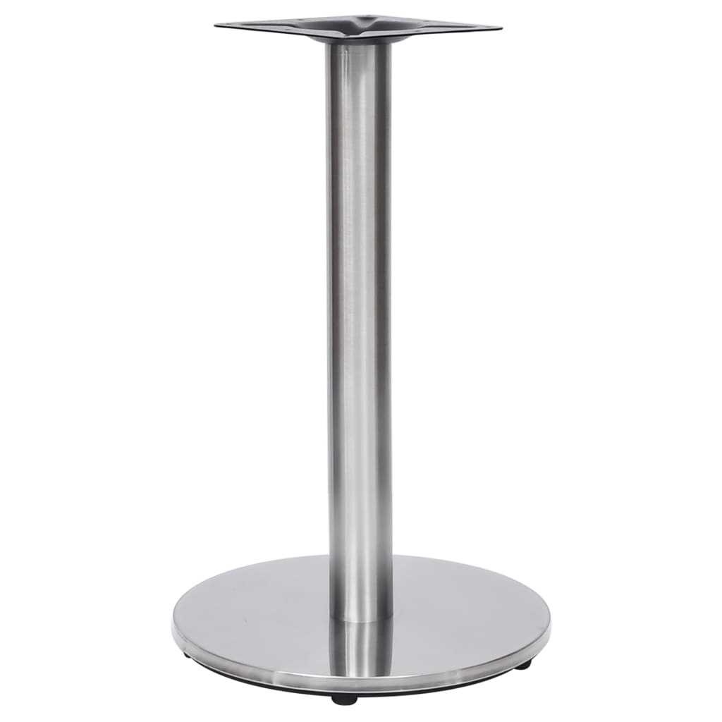 Bistro table leg, silver, diameter 45x72cm, steel