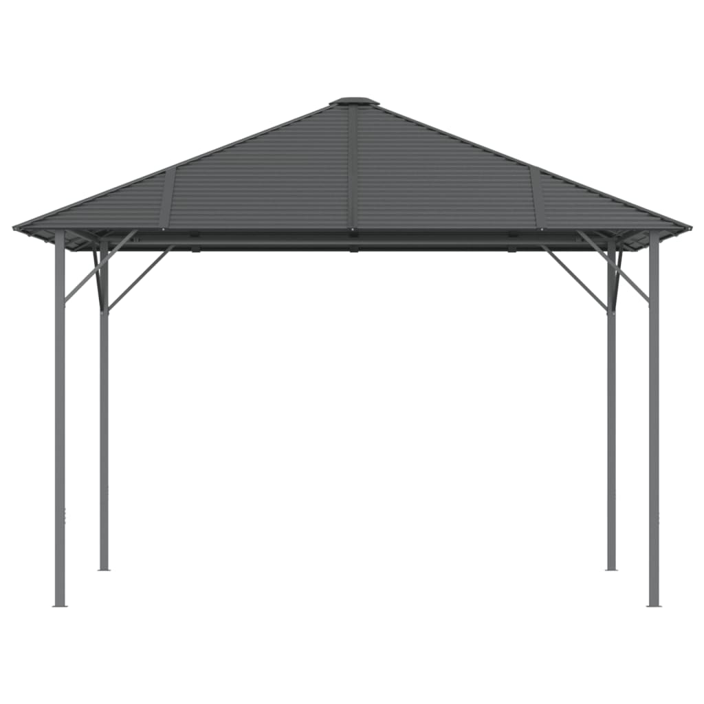Pavėsinė su stogu NEXUS, antracito, 3x3m
