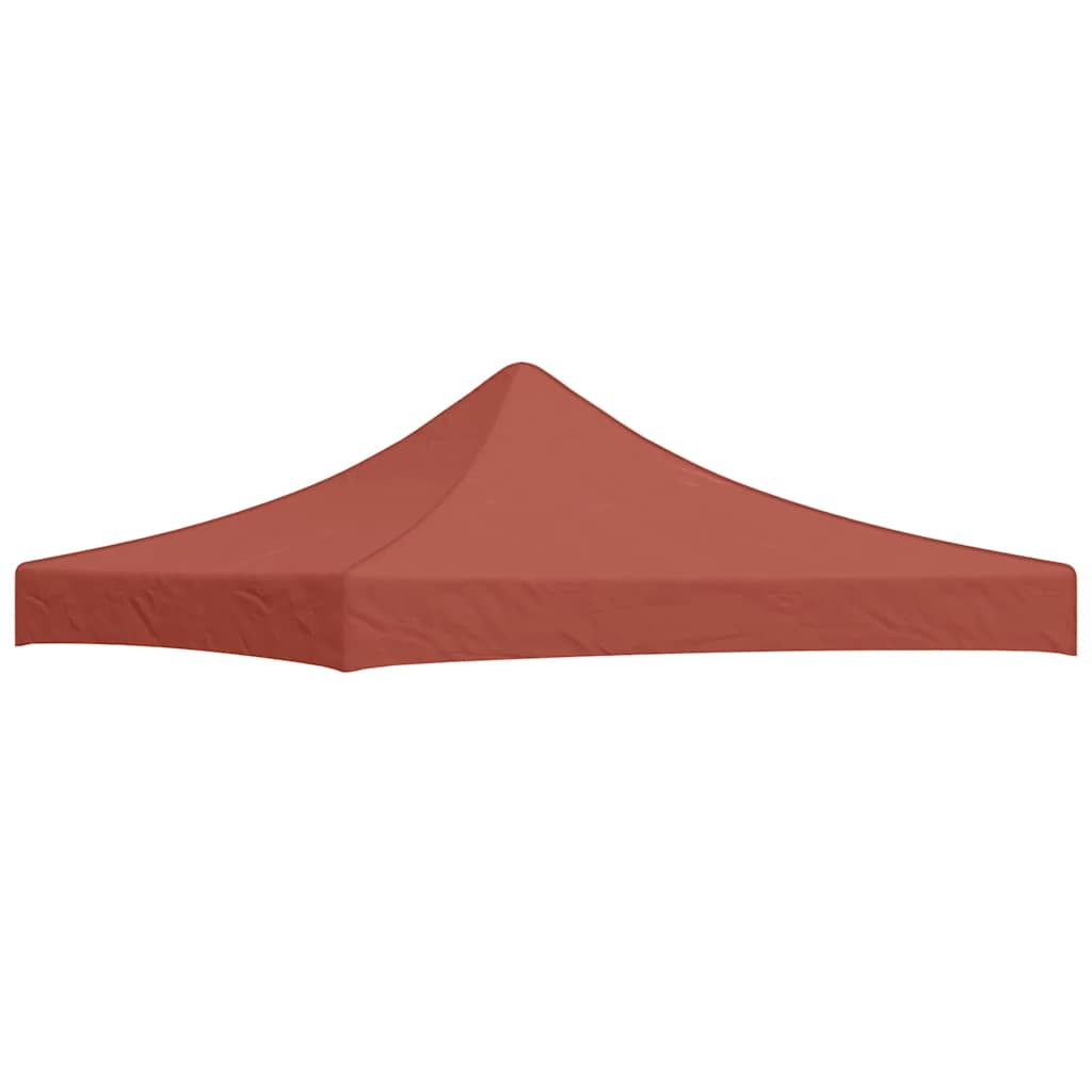 Proginės palapinės stogas, terakota spalvos, 3x3m, 270 g/m²
