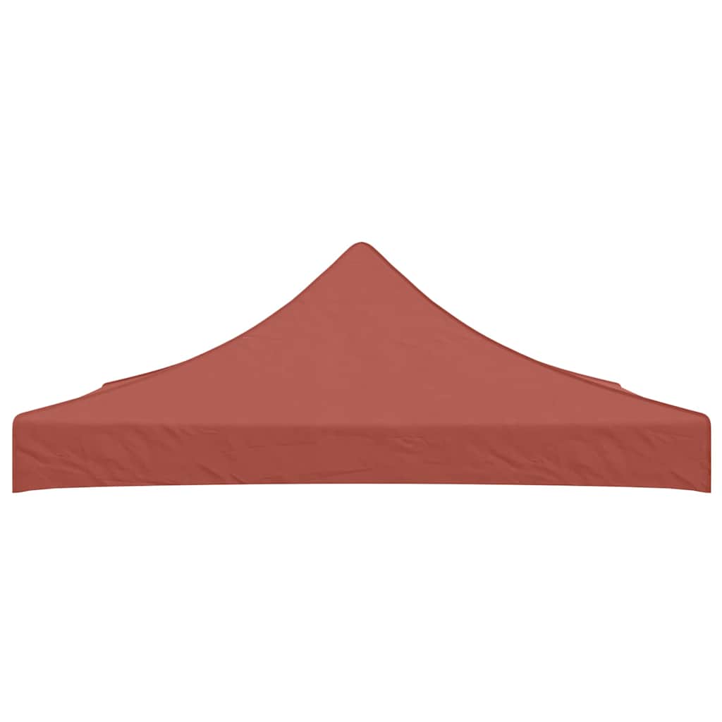 Proginės palapinės stogas, terakota spalvos, 3x3m, 270 g/m²