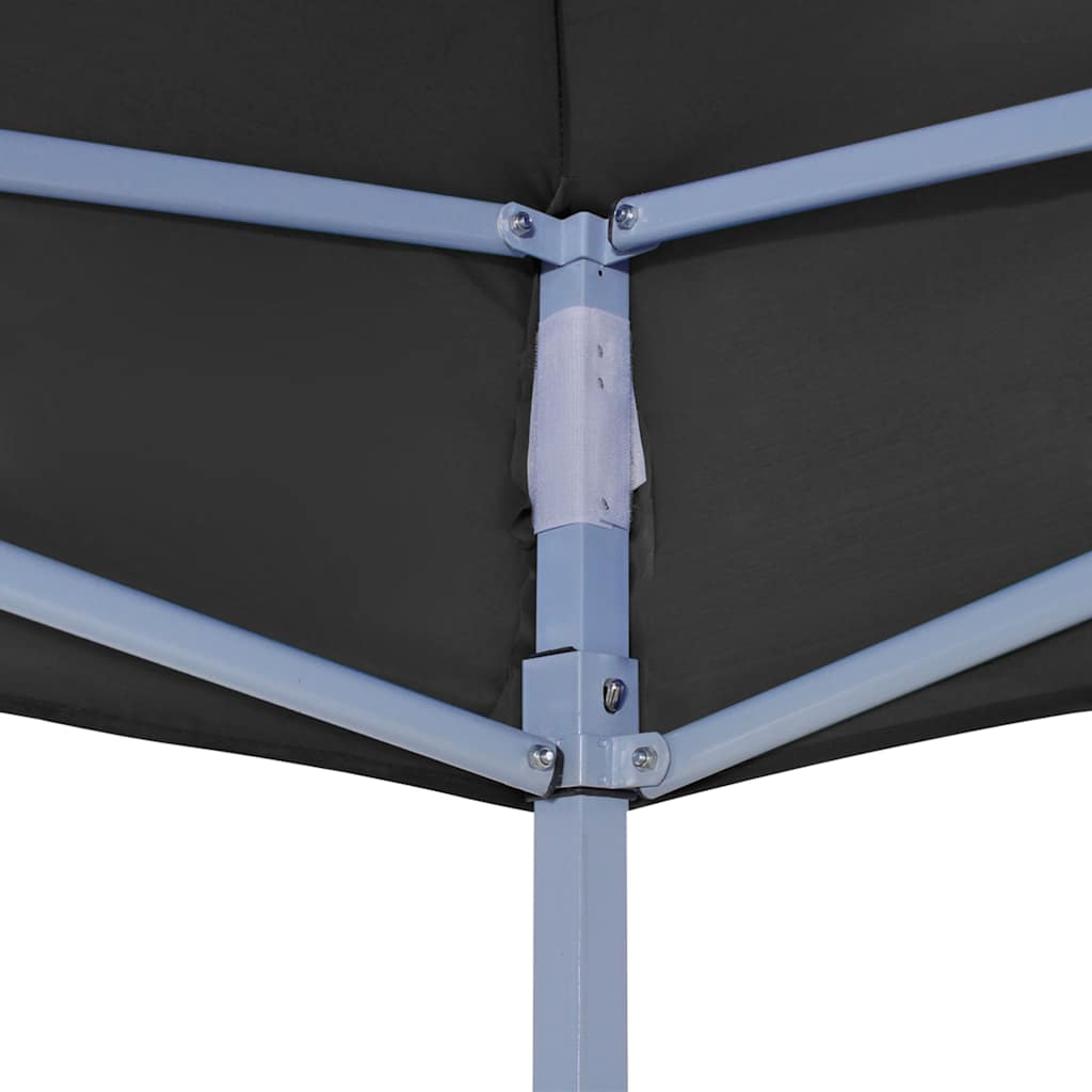 Proginės palapinės stogas, juodos spalvos, 3x3m, 270 g/m²
