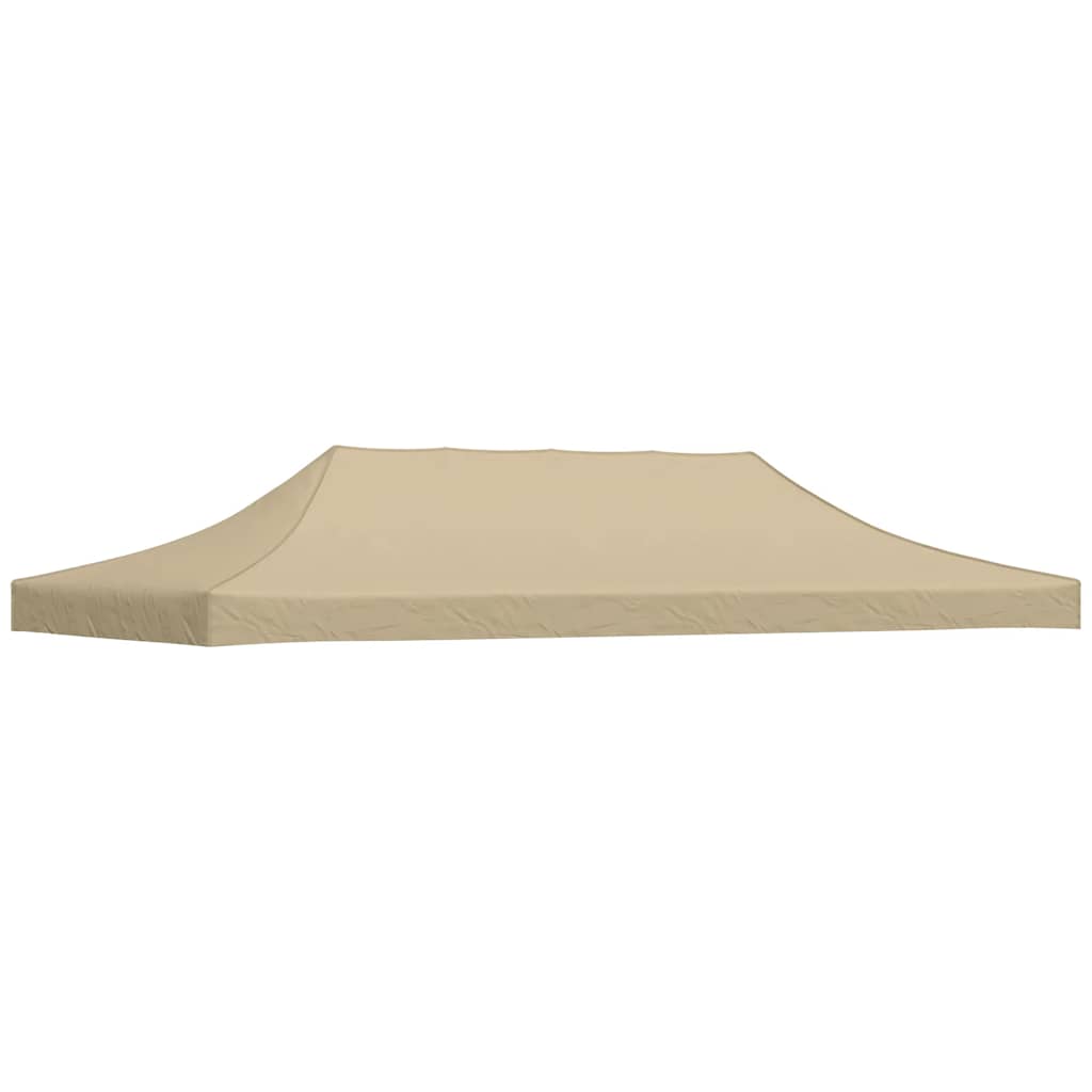 Svinību telts jumts, smilškrāsā, 6x3m, 270 g/m²