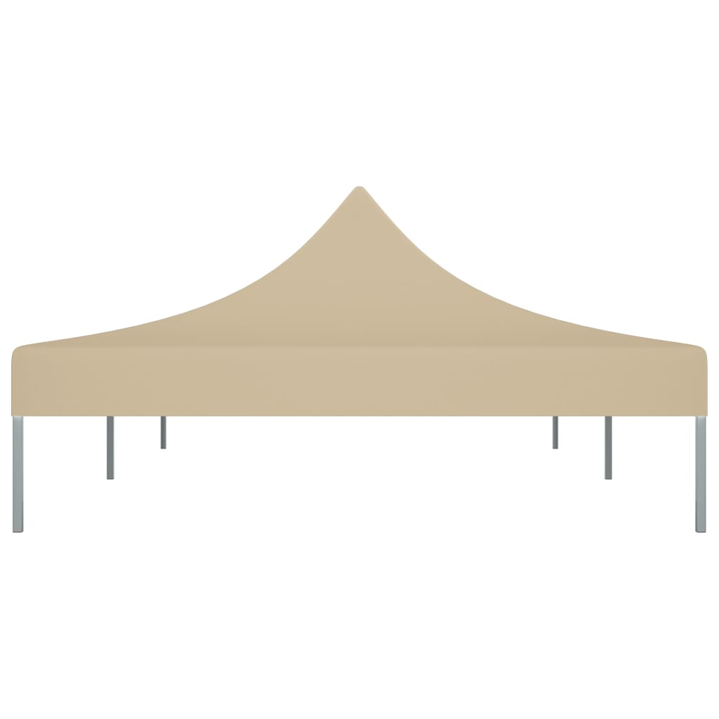 Svinību telts jumts, smilškrāsā, 6x3m, 270 g/m²