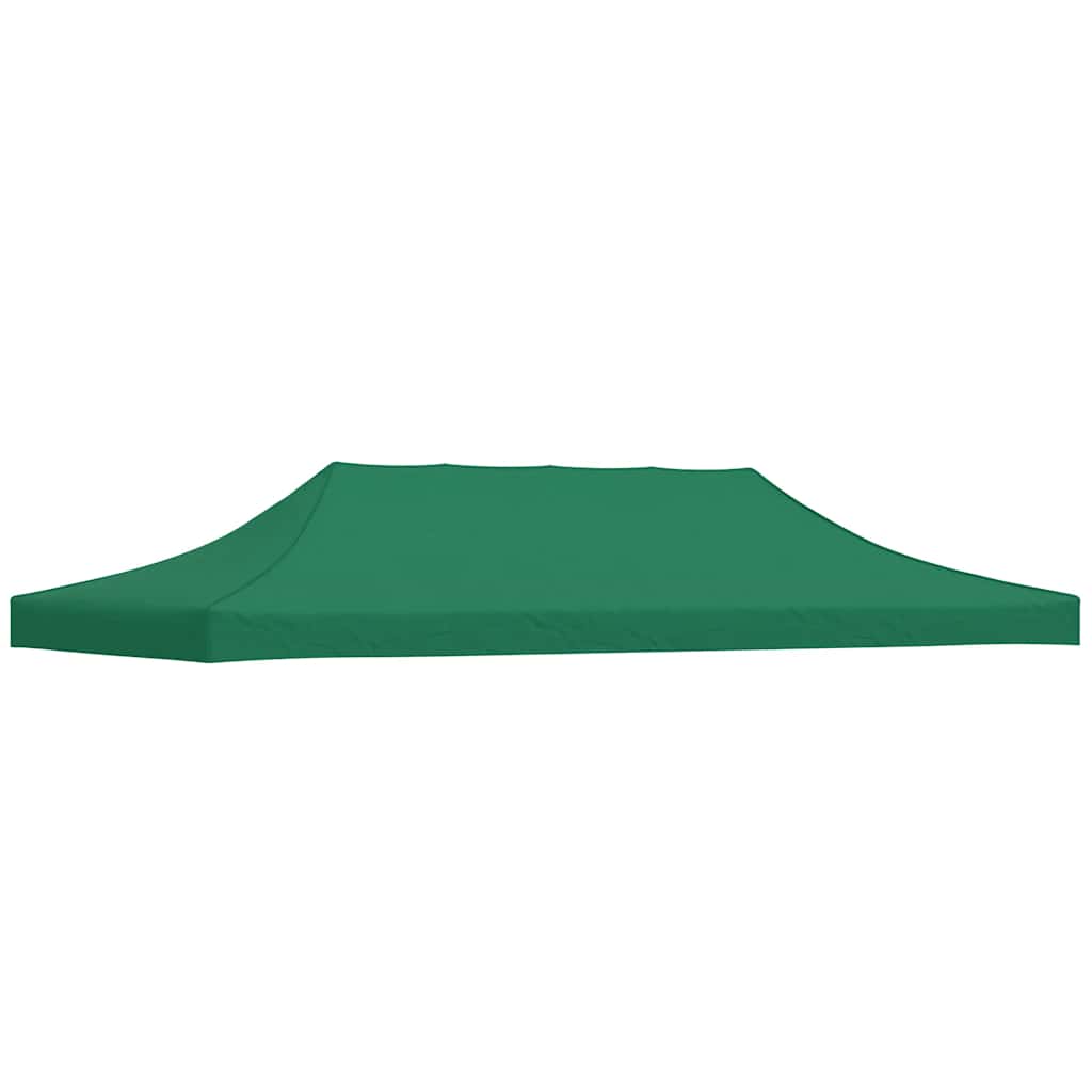 Proginės palapinės stogas, žalios spalvos, 6x3m, 270 g/m²