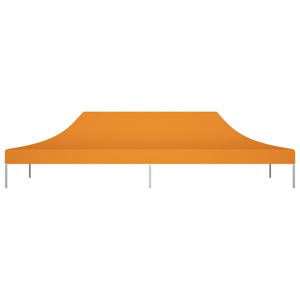 Proginės palapinės stogas, oranžinės spalvos, 6x3m, 270 g/m²