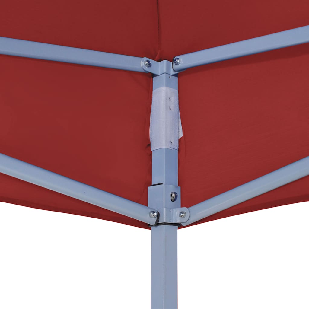 Pasākumu telts jumts, tumši sarkans, 6x3m, 270 g/m²