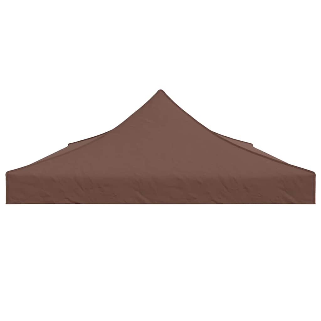 Proginės palapinės stogas, rudos spalvos, 6x3m, 270 g/m²