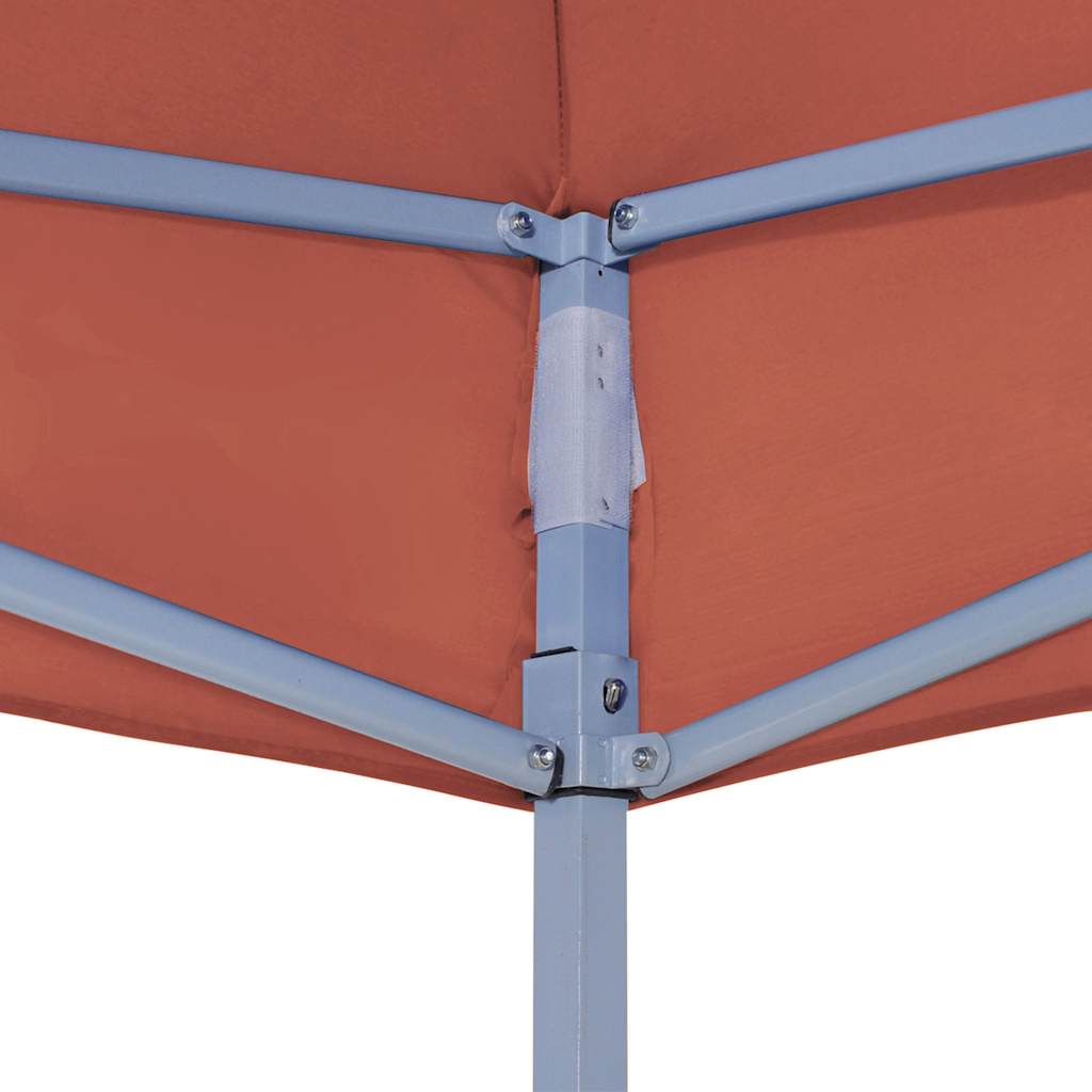Pasākumu telts jumts, terakotas krāsā, 6x3m, 270 g/m²