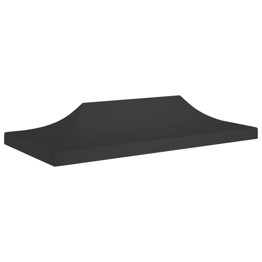 Salīdzināmās teltis jumts, melns, 6x3m, 270 g/m²