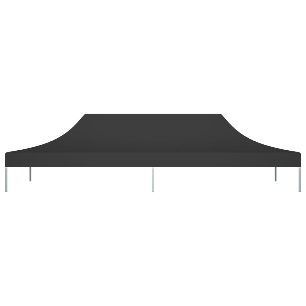 Salīdzināmās teltis jumts, melns, 6x3m, 270 g/m²