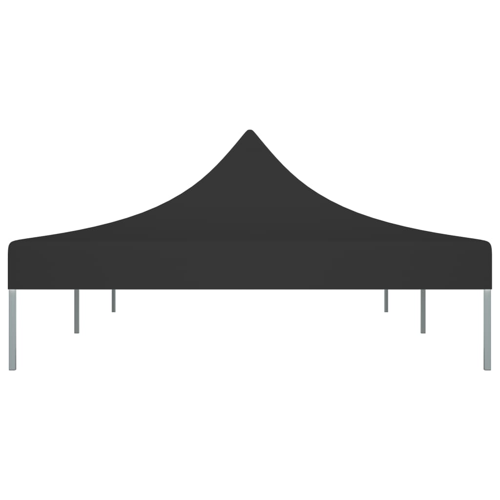 Salīdzināmās teltis jumts, melns, 6x3m, 270 g/m²