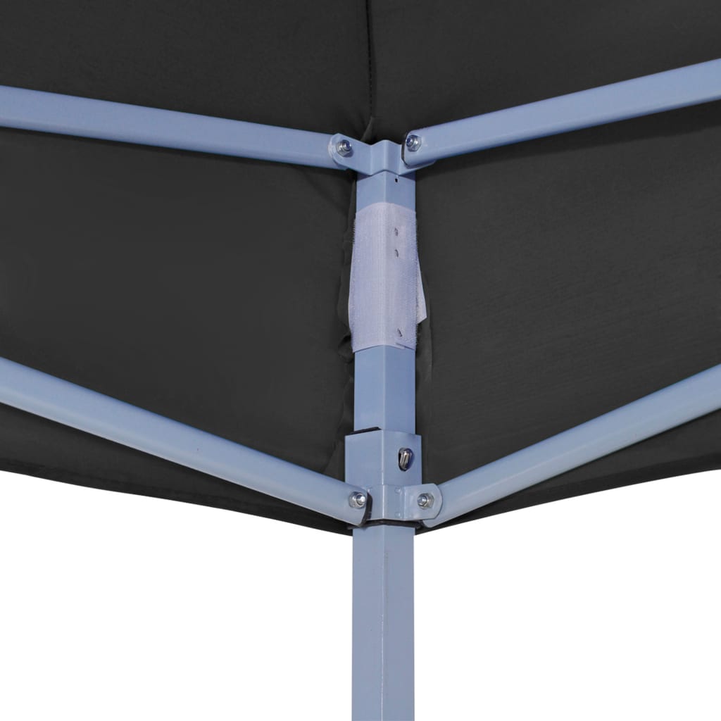 Salīdzināmās teltis jumts, melns, 6x3m, 270 g/m²