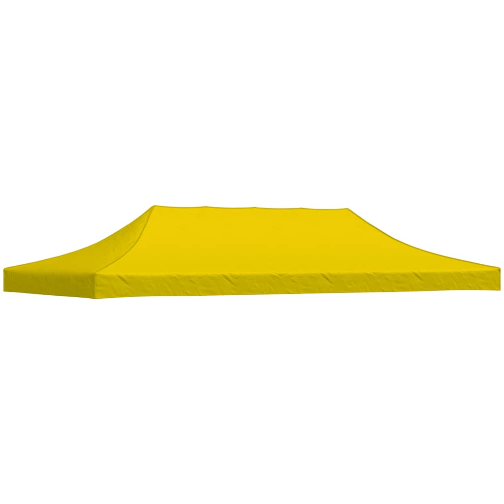 Svinīgās telts jumts, dzeltenā krāsā, 6x3m, 270 g/m²