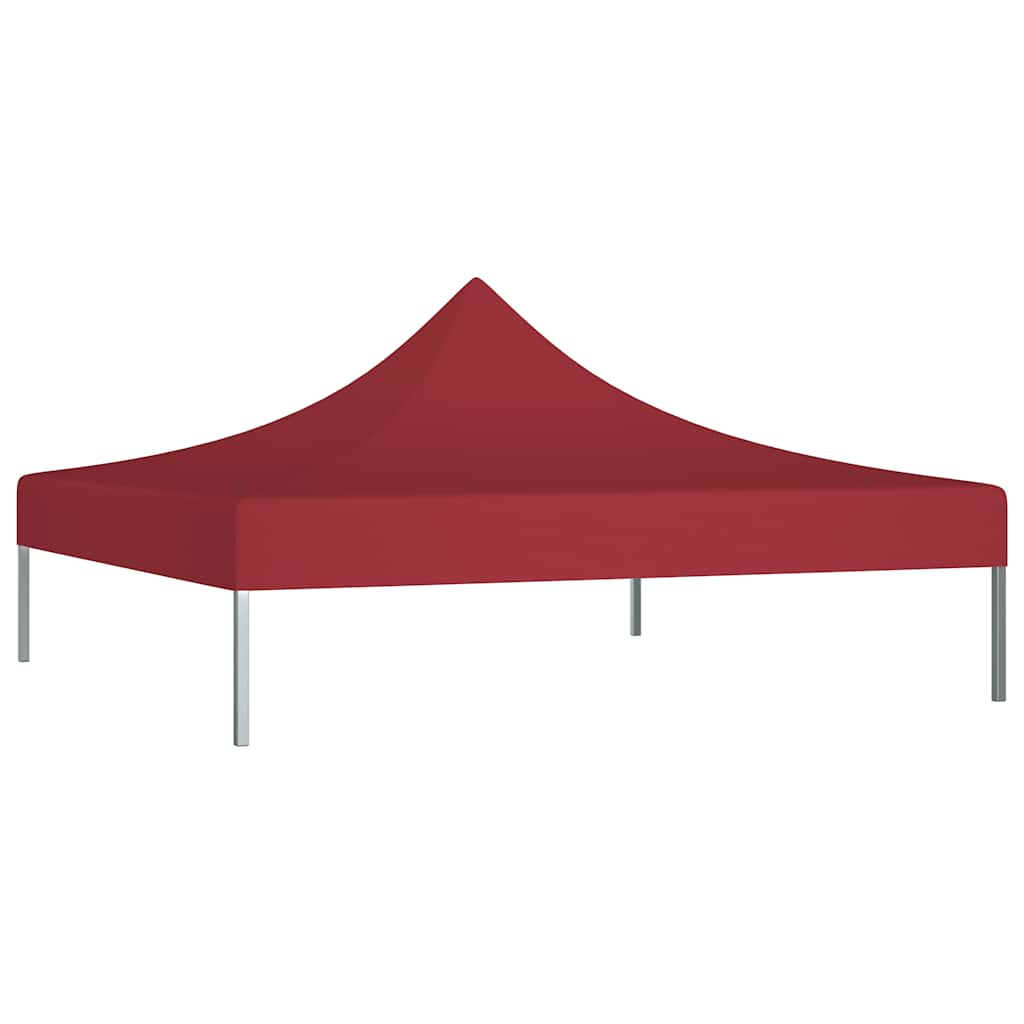 Proginės palapinės stogas, tamsiai raudonas, 2x2m, 270 g/m²