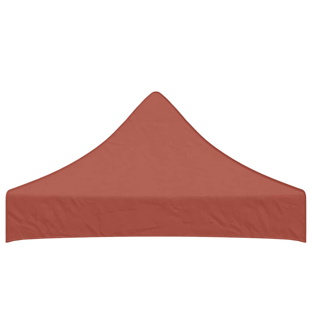 Proginės palapinės stogas, terakota spalvos, 2x2m, 270 g/m²