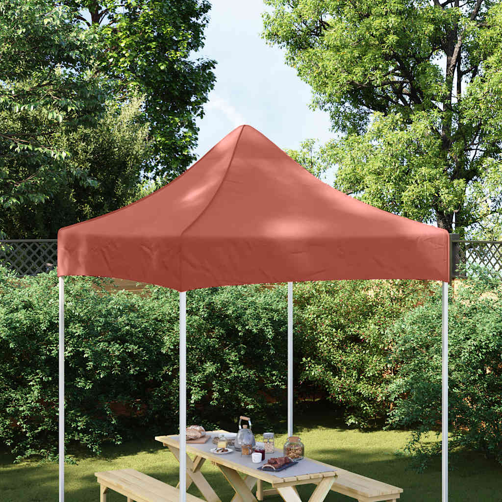 Proginės palapinės stogas, terakota spalvos, 2x2m, 270 g/m²