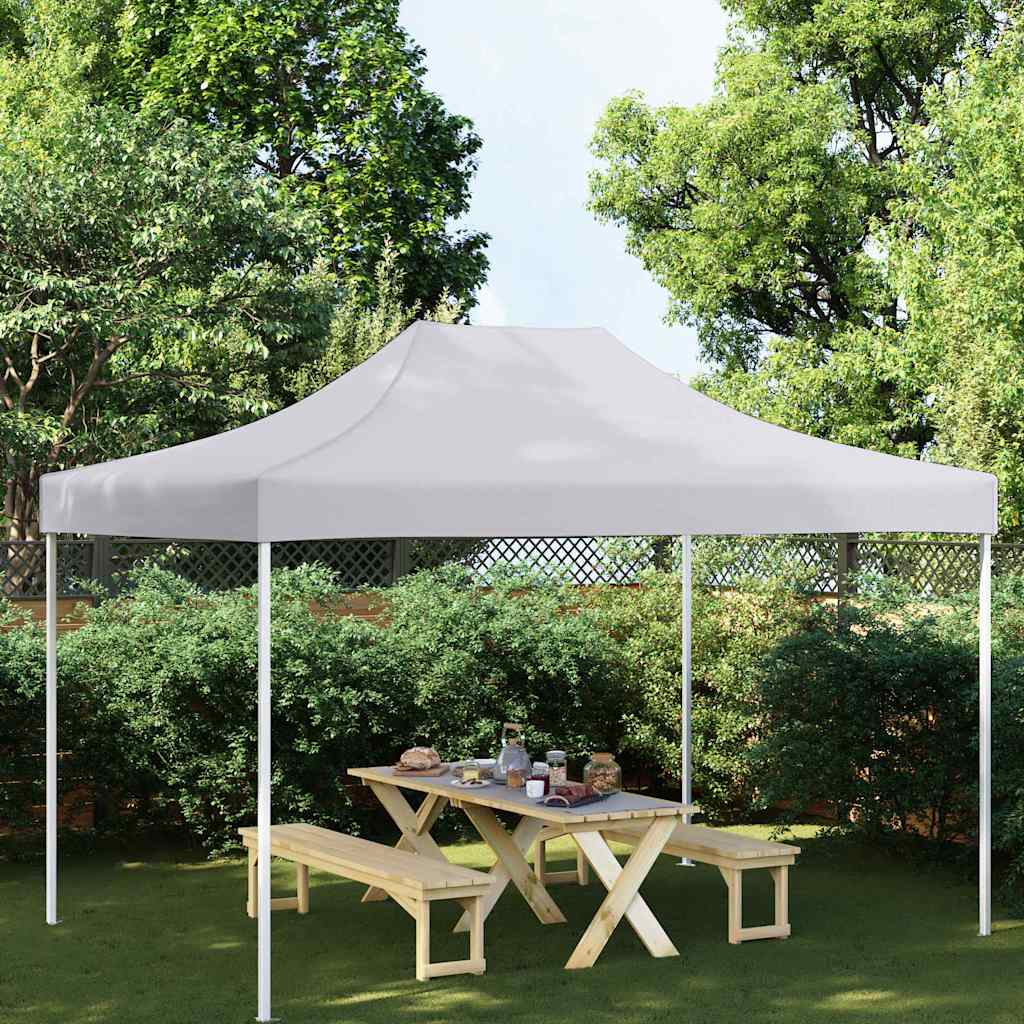Proginės palapinės stogas, baltos spalvos, 4x3m, 270 g/m²