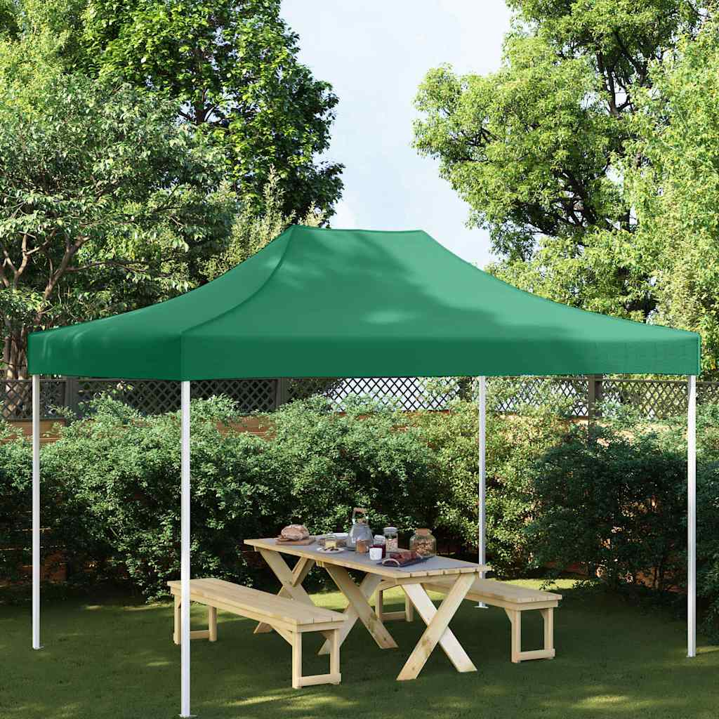 Proginės palapinės stogas, žalios spalvos, 4x3m, 270 g/m²