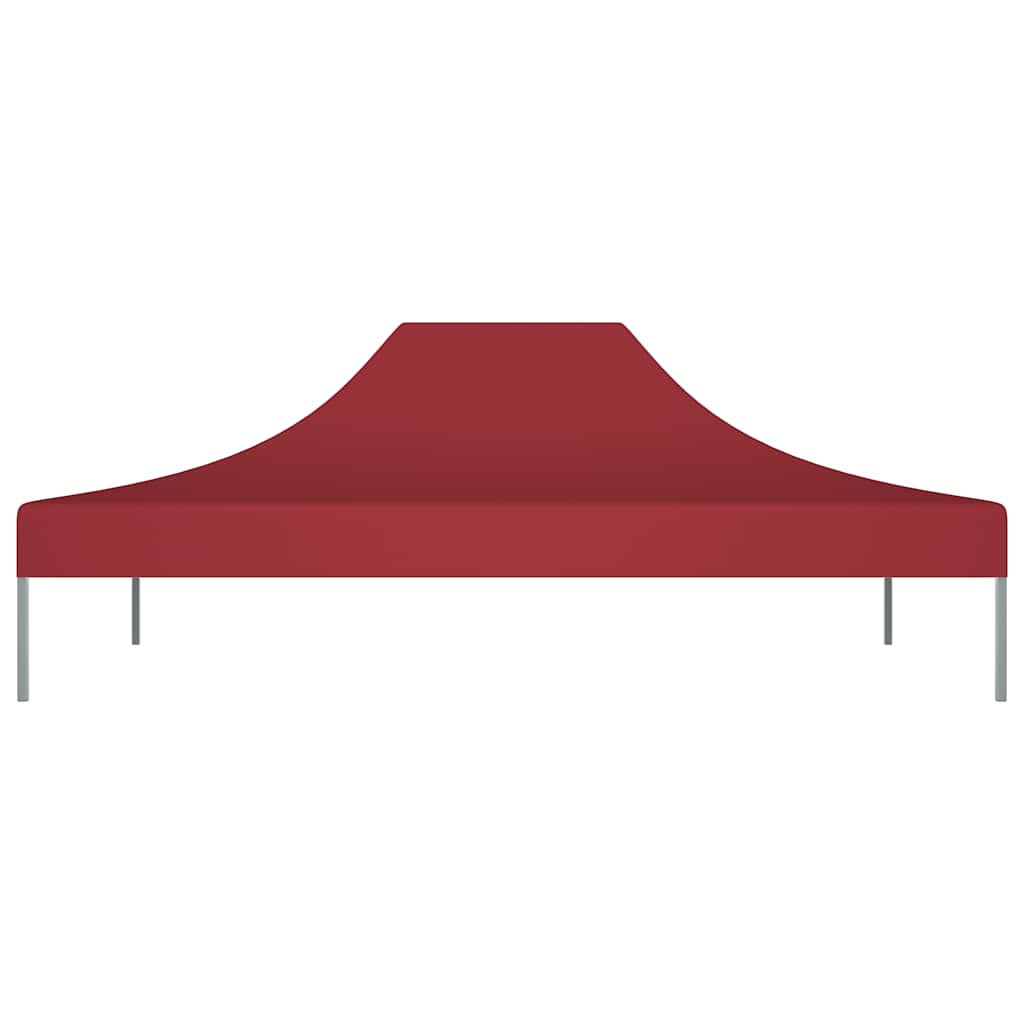 Proginės palapinės stogas, tamsiai raudonas, 4x3m, 270 g/m²
