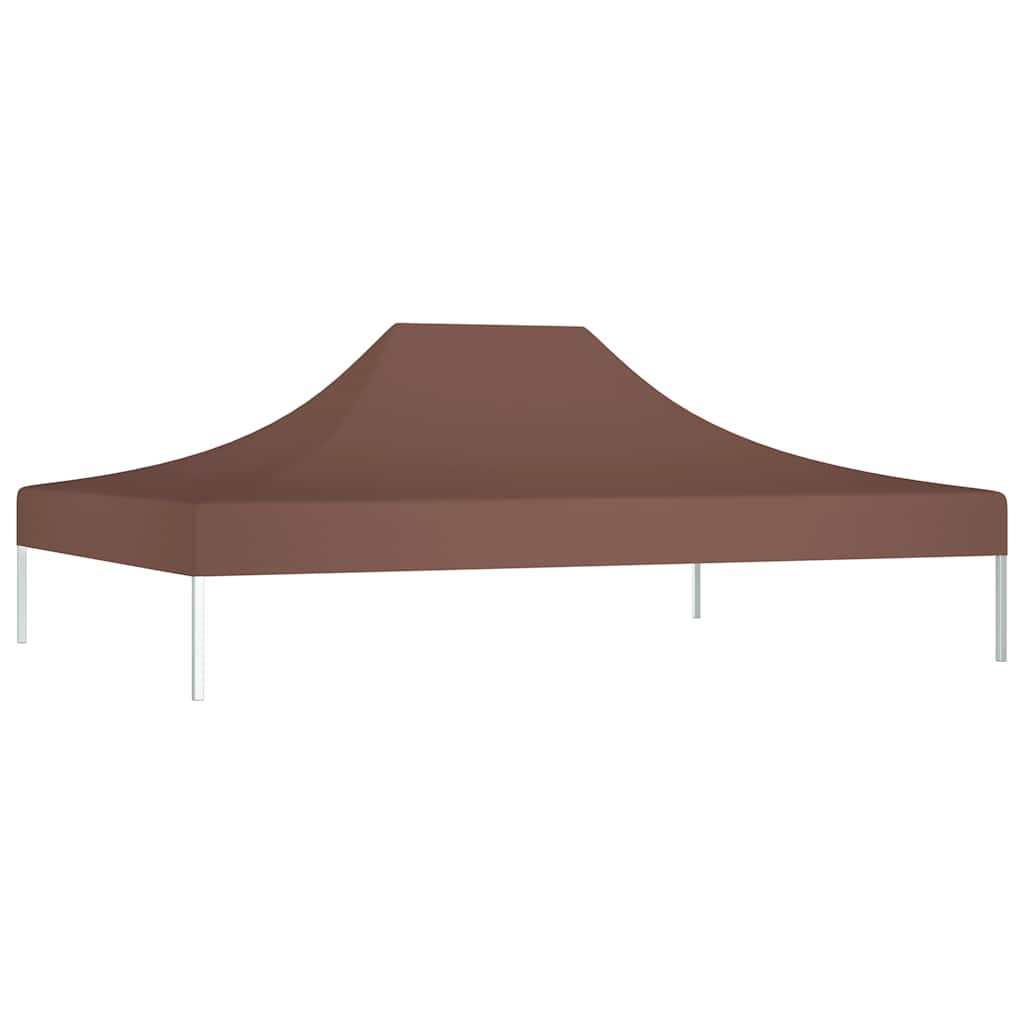 Svinību telts jumts, brūns, 4x3m, 270 g/m²