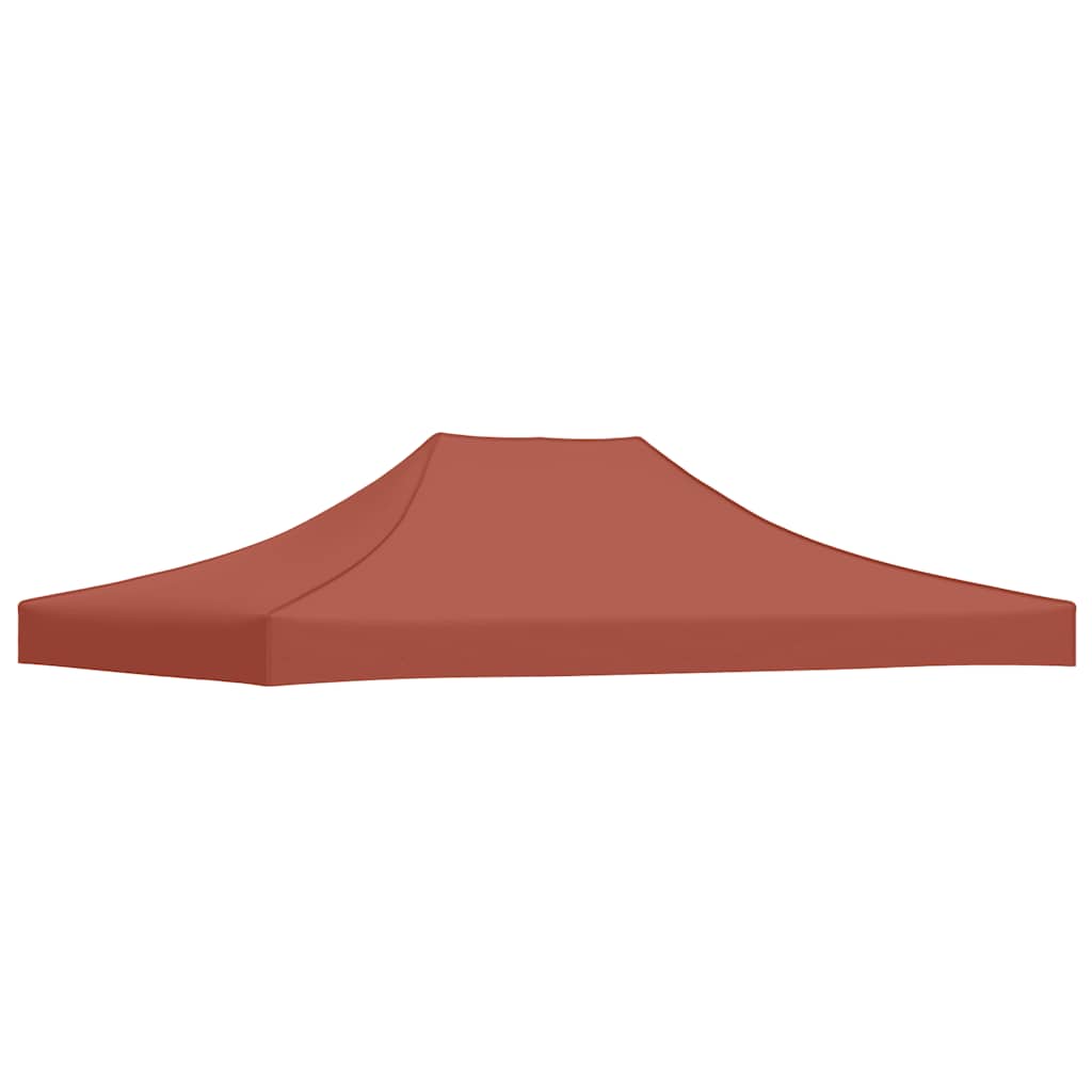 Proginės palapinės stogas, terakota spalvos, 4x3m, 270 g/m²