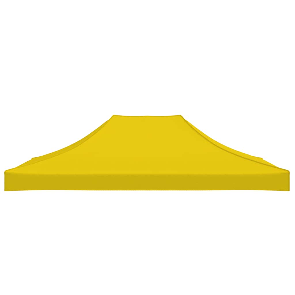 Proginės palapinės stogas, geltonos spalvos, 4x3m, 270 g/m²