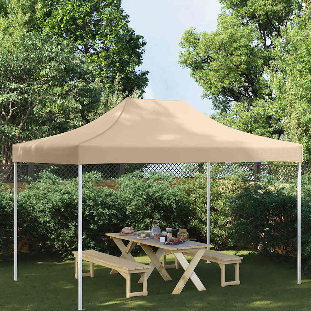 Proginės palapinės stogas, smėlio spalvos, 4,5x3m, 270 g/m²