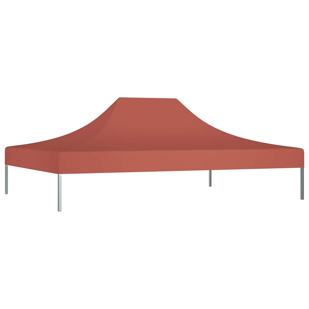 Proginės palapinės stogas, terakota spalvos, 4,5x3m, 270 g/m²