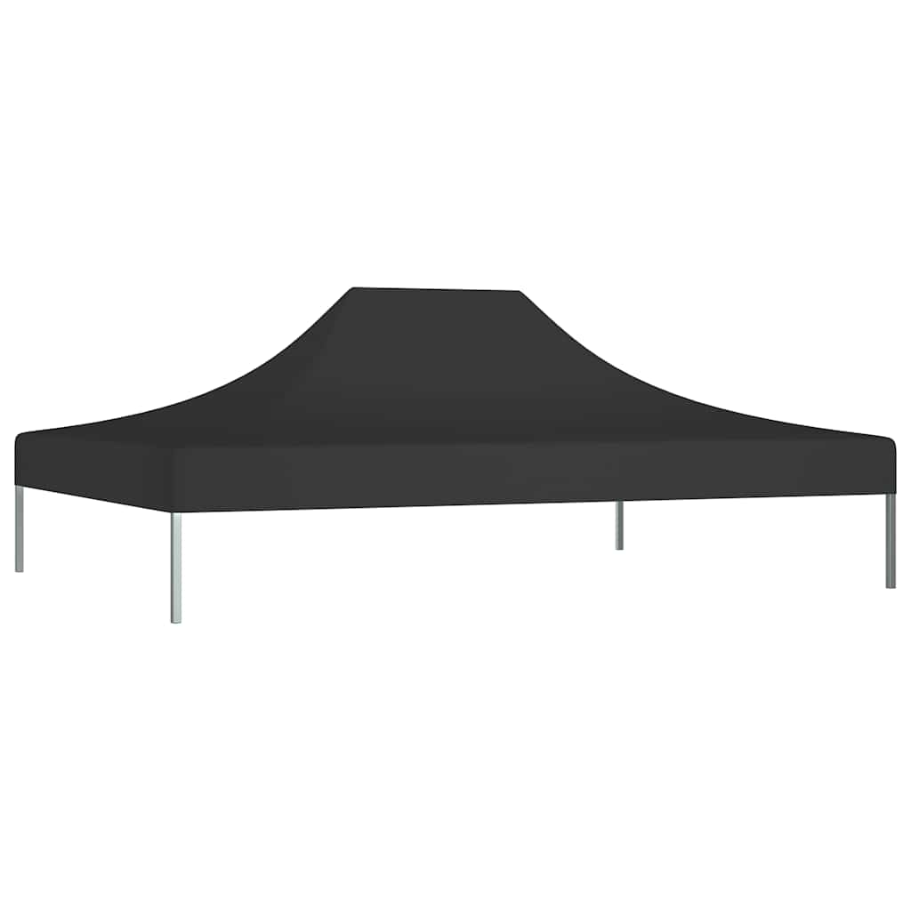 Pasākumu telts jumts, melns, 4,5x3 m, 270 g/m²