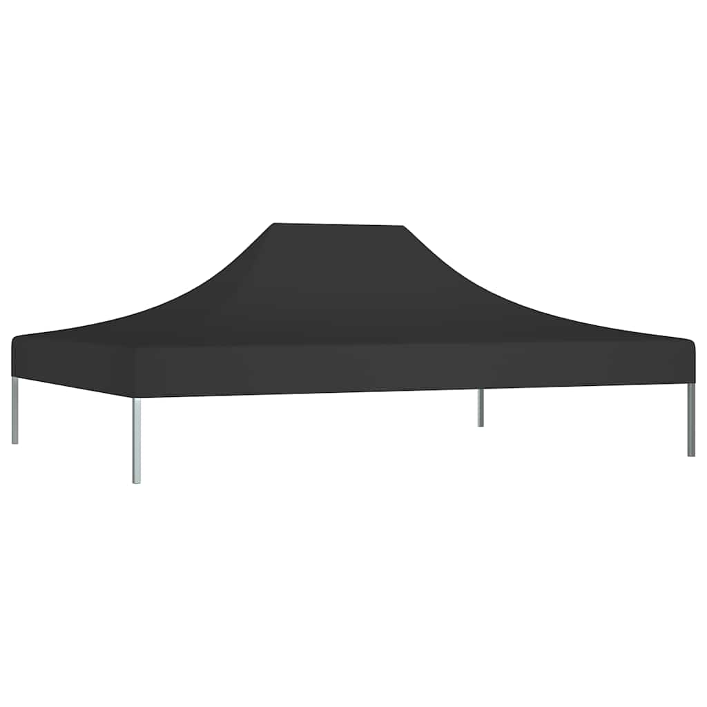 Proginės palapinės stogas, juodos spalvos, 4,5x3m, 270 g/m²