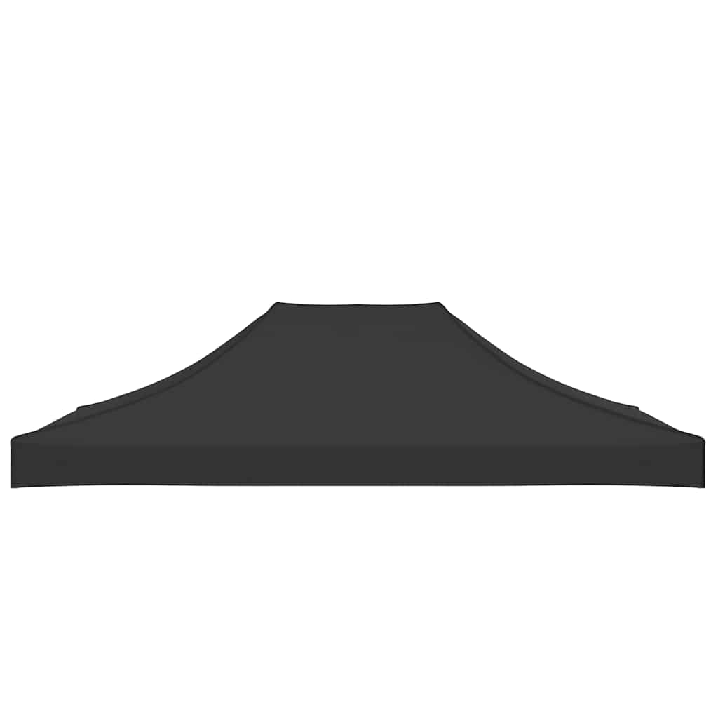 Pasākumu telts jumts, melns, 4,5x3 m, 270 g/m²