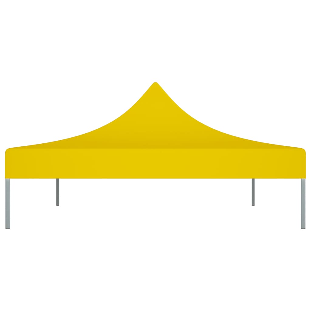 Proginės palapinės stogas, geltonos spalvos, 4,5x3m, 270 g/m²