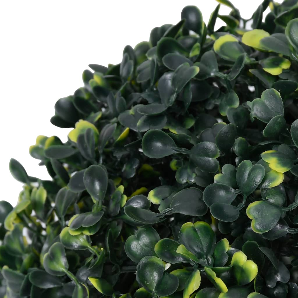 Artificial boxwood shrubs, 2 pcs, 45cm, ball-shaped