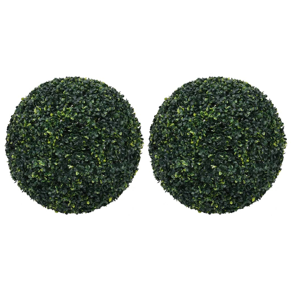 Artificial boxwood shrubs, 2 pcs., 52cm, ball-shaped