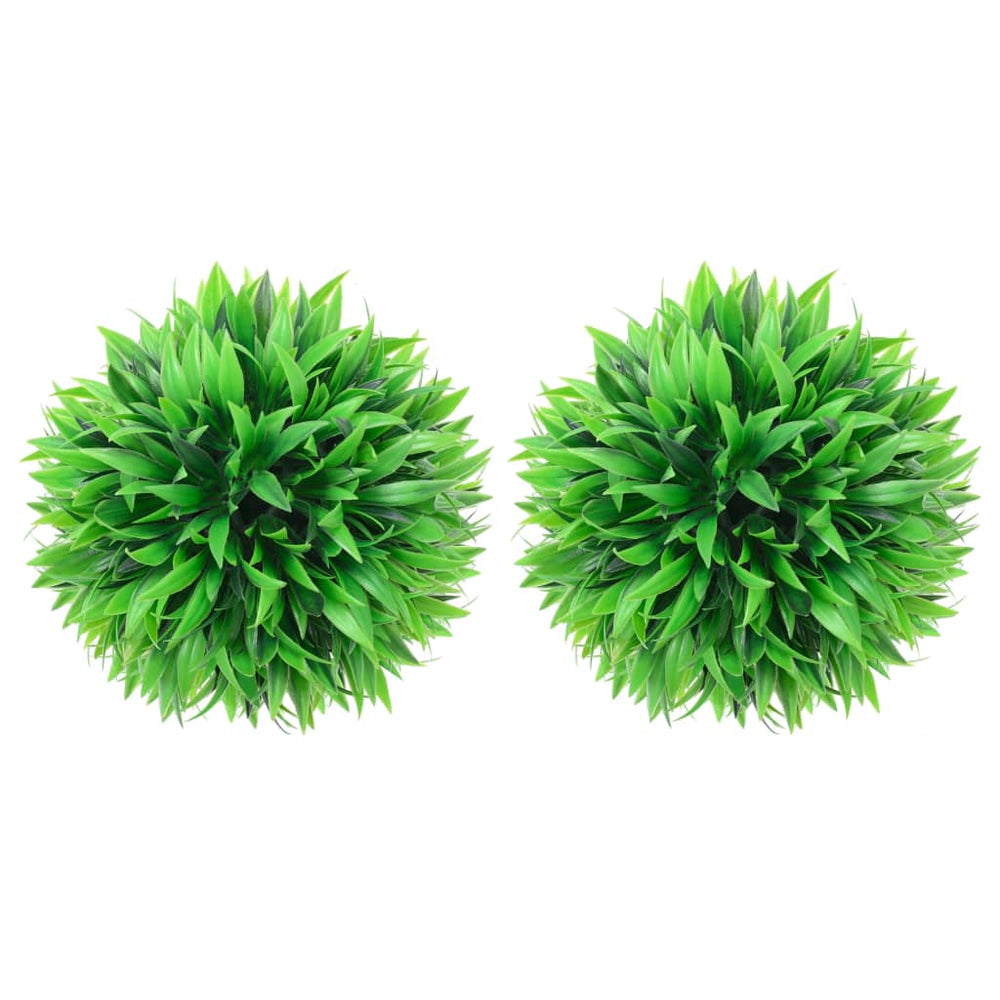 Artificial boxwood shrubs, 2 pcs., 30cm, ball-shaped