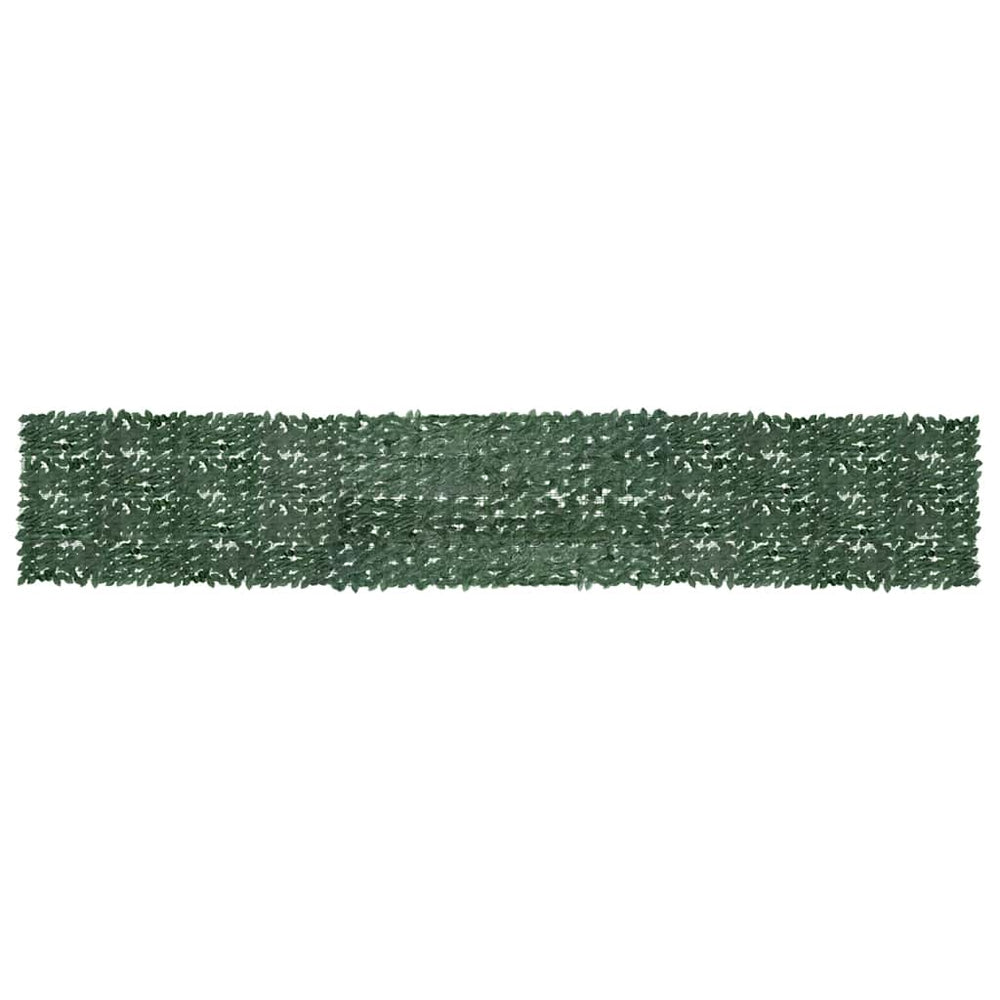 Balkono pertvara, 600x100cm, su tamsiai žaliais lapais