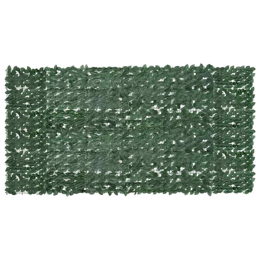 Balkono pertvara, 300x150cm, su tamsiai žaliais lapais