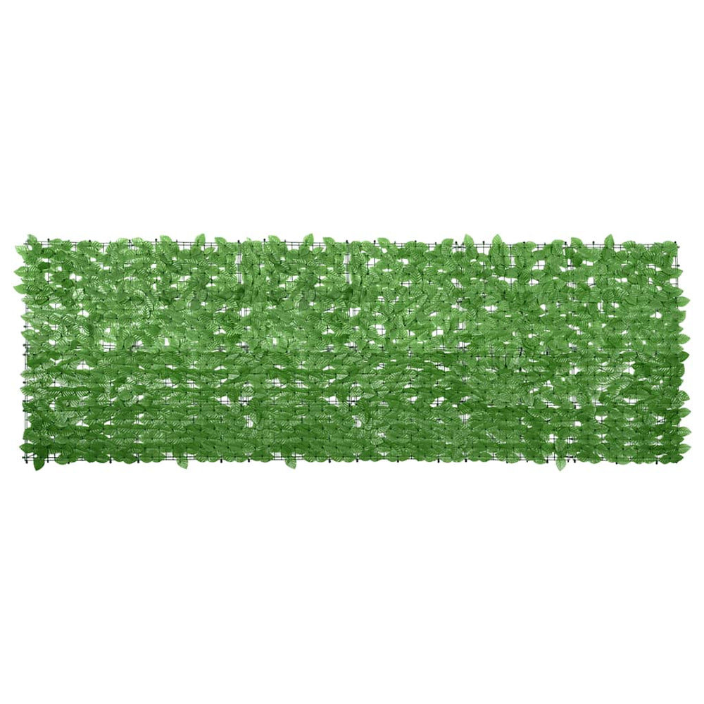 Balkono pertvara, 300x100cm, su žaliais lapais